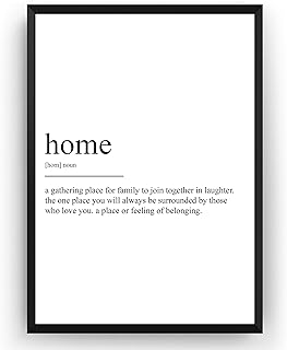 Magic Posters Home Definition Print - Poster Wall Art Quote Typography Home - Frame Not Included