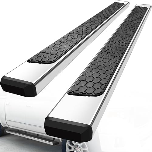 Miniatura 8 de Estribos de 6.5 pulgadas compatibles con Dodge Ram 1500 Crew Cab 2019-2025 (excepto Ram 25003500Classic)  Cabina de tripulación - Barras de escalón