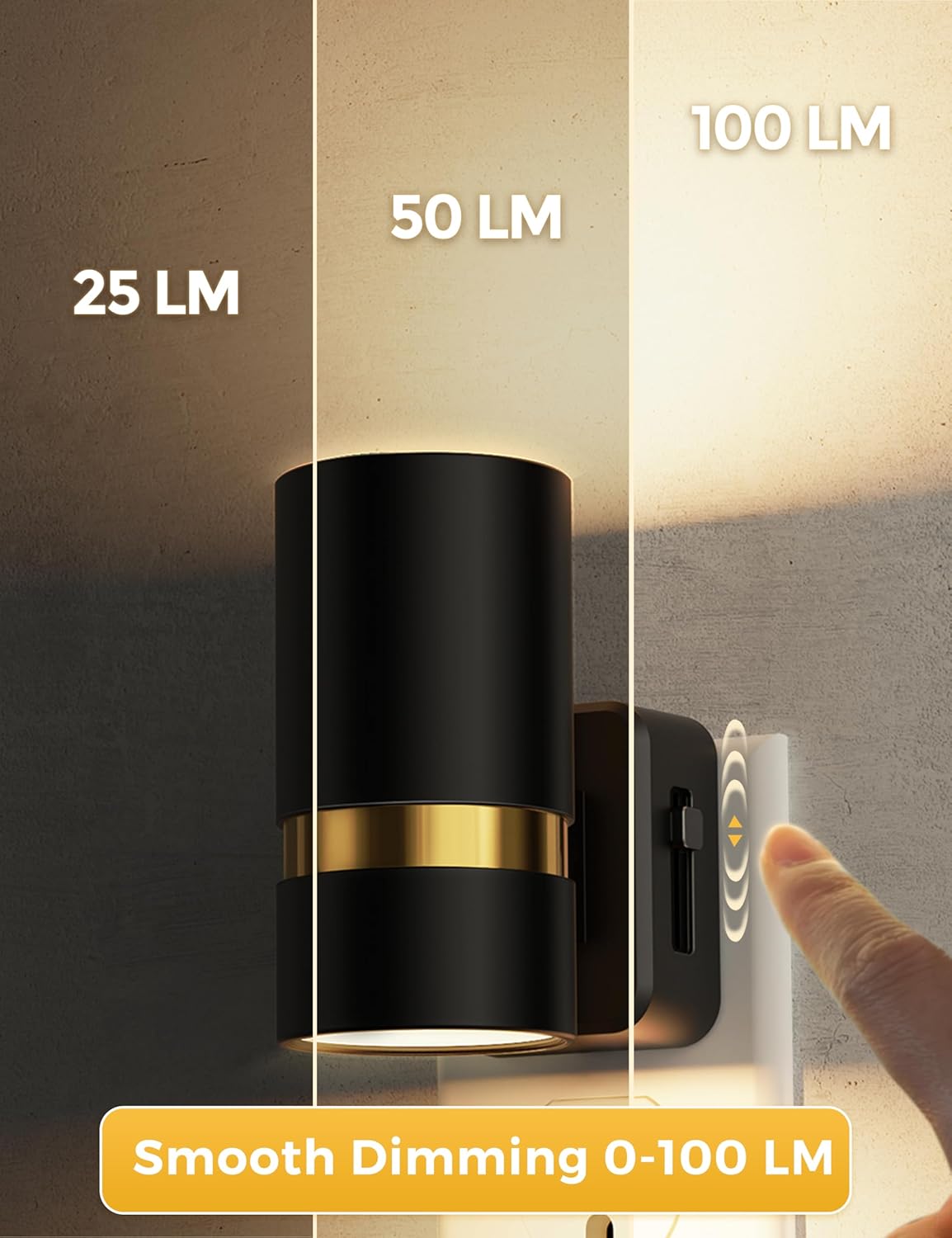 2 pack Dusk to Dawn night light+2 pack Motion Sensor night light