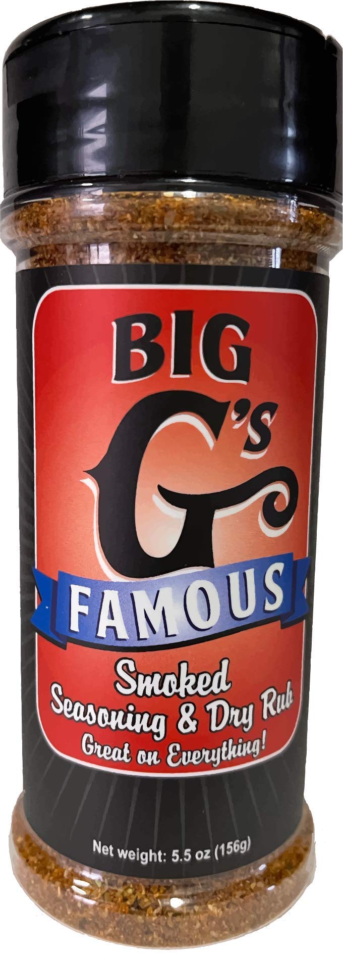 Hickory Smoked Seasoning and Dry Rub, Award Winning, Special Blend of Herbs & Spices, Great on Everything! Grilling, Smoking, Roasting, Cooking, or Baking! By: Big G's Food Service