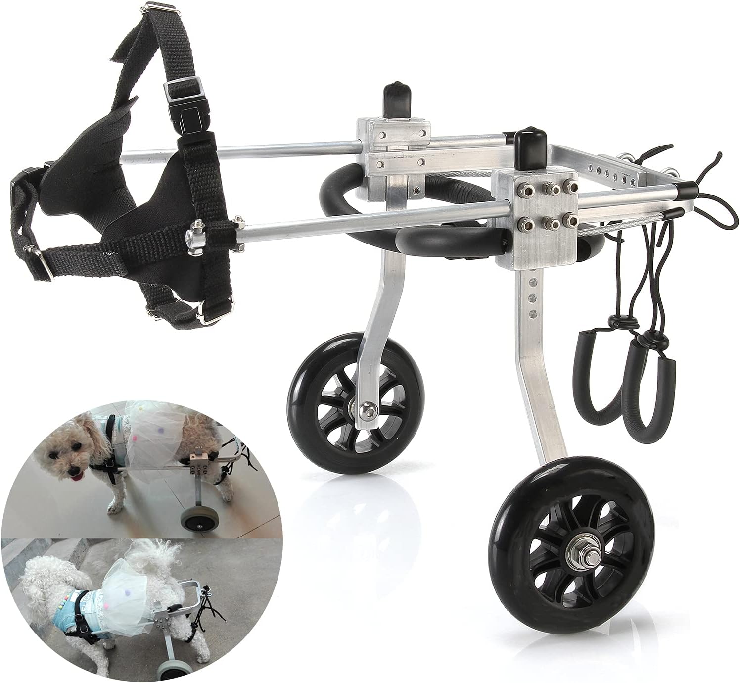 Dog Wheelchair for Back Legs, Small Dog Wheelchair for 1626cm