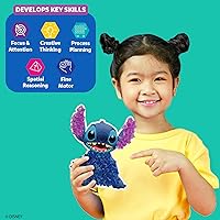 Vista 6 de Skillmatics Poke-in Art - Personajes de Lilo & Stitch, diversión sin desorden para niños, kits de manualidades de madera, actividad creativa