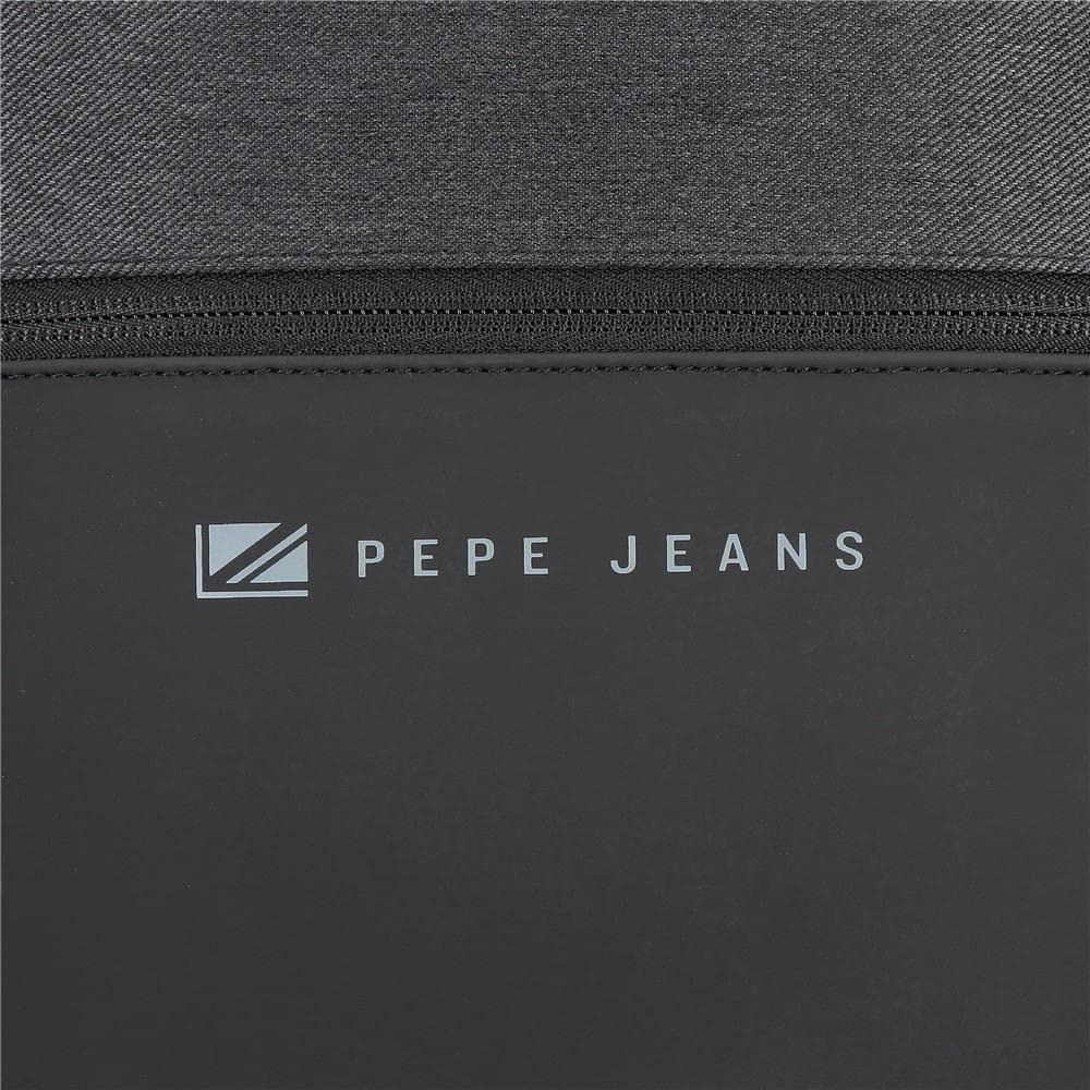 Pepe Jeans Jarvis Maleta de Cabina Verde 25x40x17 cms Piel Sintética y Poliéster 17L 1 kgs Equipaje Mano by Joumma Bags