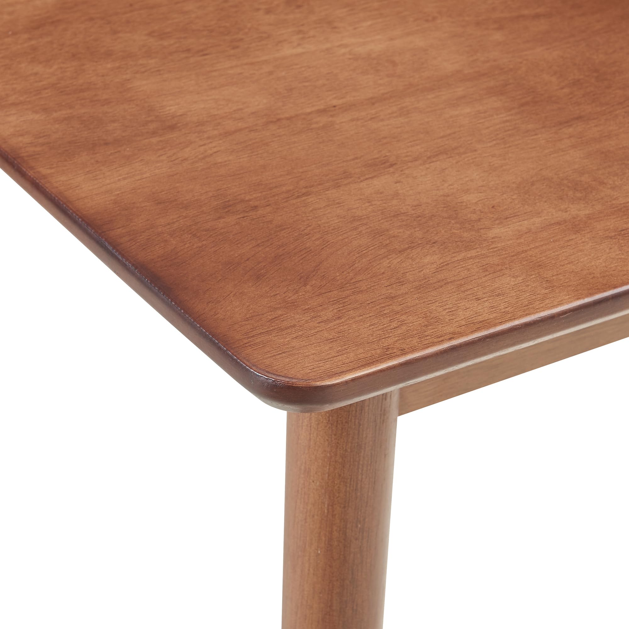 [en.casa] Esstisch Klijori Küchentisch für 6 Personen 140 x 70 x 74 cm Esszimmertisch für Esszimmer Küche Wohnzimmer rechteckig Holz Walnussoptik