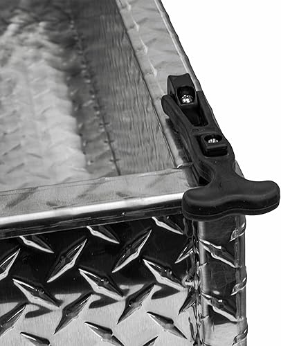 Miniatura 7 de GTW Kit de caja de carga de aluminio para carrito de golf EZGO TXT (95-Up)  Placa de diamante  Incluye caja de carga y soportes de montaje