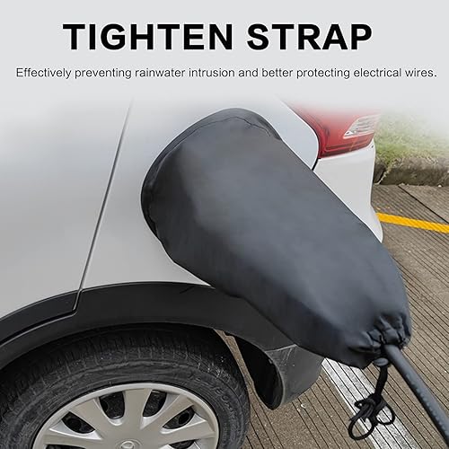 Miniatura 6 de Iztoss Funda para cargador de vehículos eléctricos, cubierta de puerto de carga impermeable, doble cara, protección contra la nieve, protección