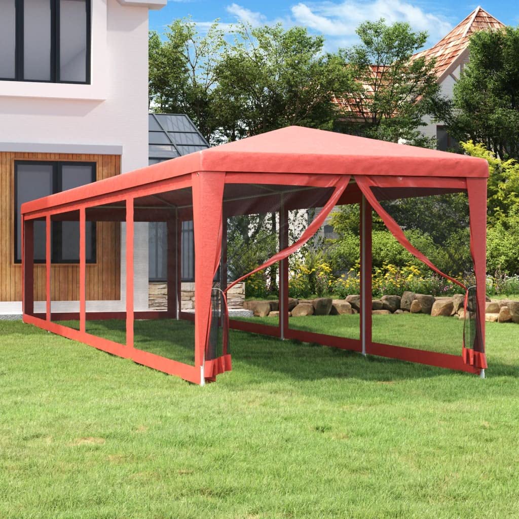 Tente événementielle 3x12 m protégeant du vent et de la pluie lors de vos fêtes de famille