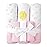 Viviland Baby Towels and Baby Wash Cloths Set Hooded Baby Towels Baby Wipes Absorbent Bath Face Towels Burp Cloths or Face Towels for Girl Boy 6-Pack Size 28 x 28 Inch(Sunshine)