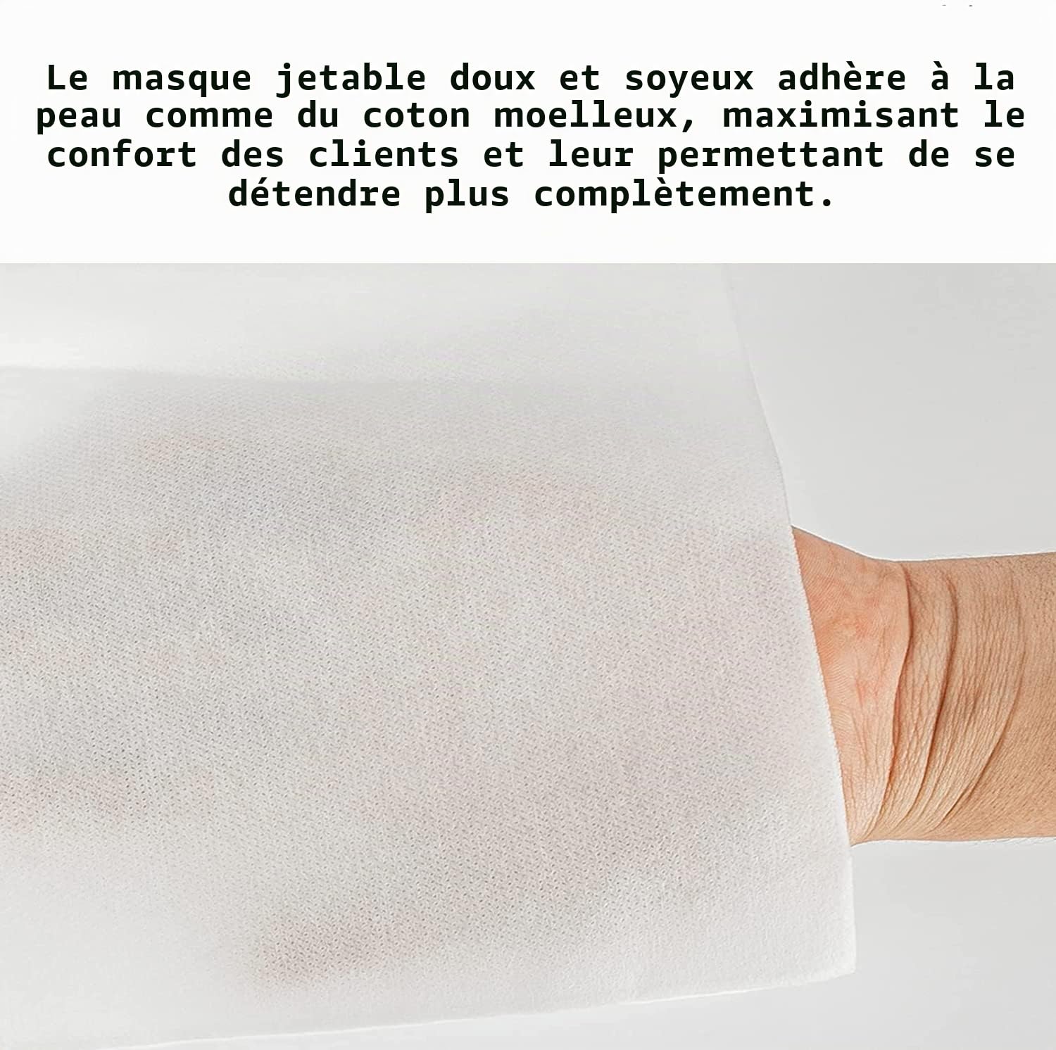 200Pcs Protege Têtière Non Tissé Housses D'appui-tête Jetables pour Table de Massage, 40 x 40 cm Chiffons pour Fente Nasale, Coussin Facial Jetable pour Salons Beauté Spa Hôtels Tatouages Lash Bed