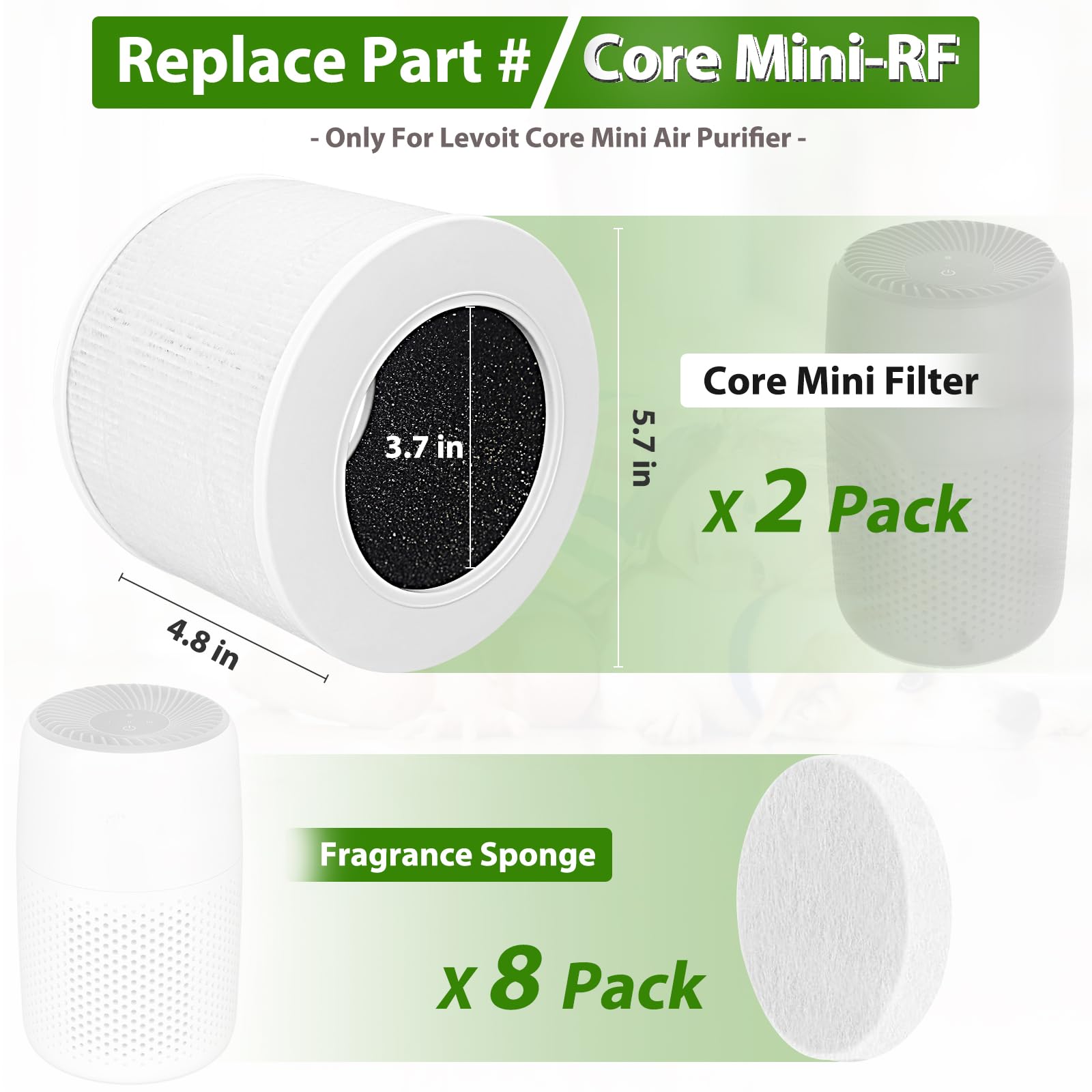 Amazon.co.jp: LMEDIT Core Mini 交換用フィルター LEVOIT Core Mini