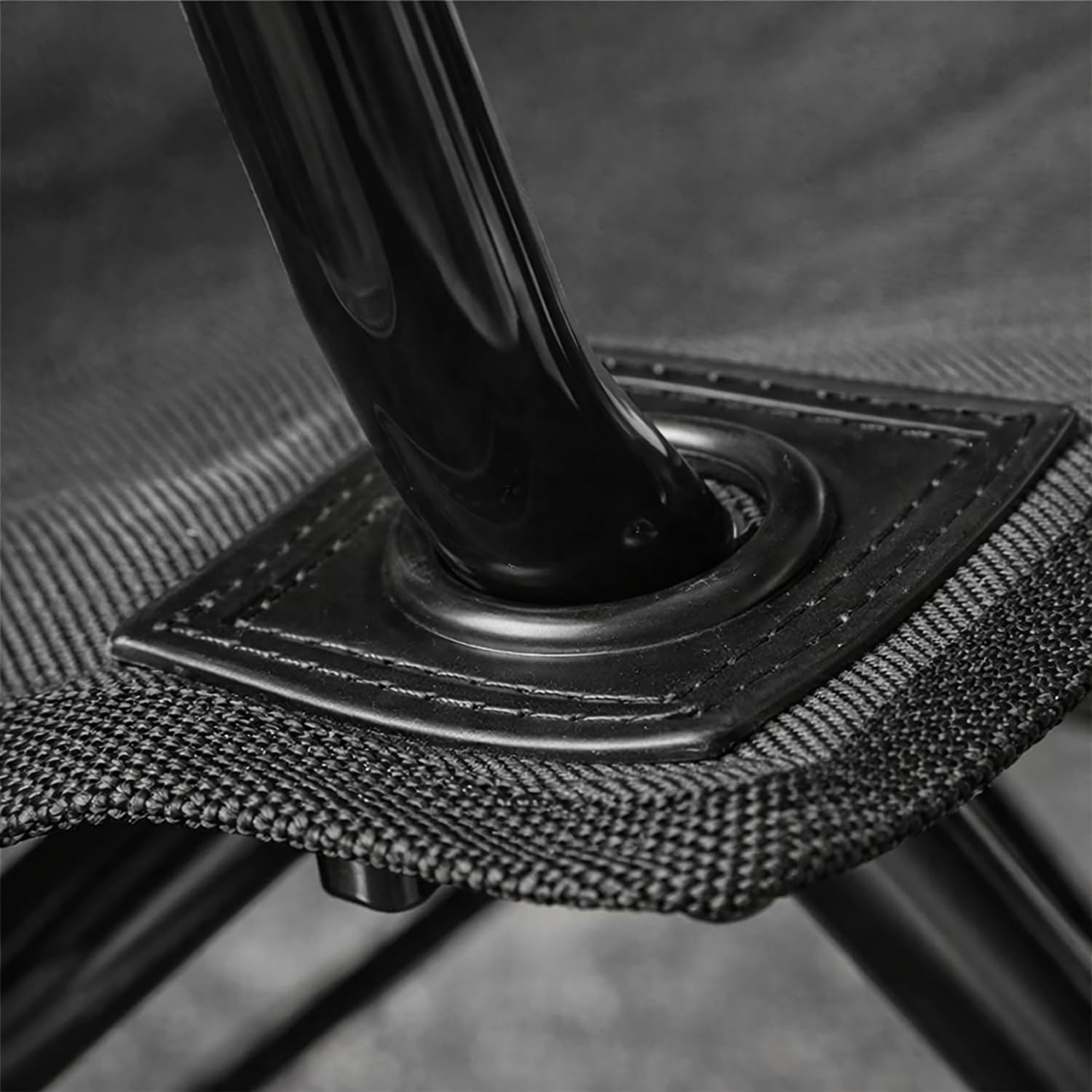 TIENDA EURASIA - Silla Playa Plegable o Camping con Funda de Transporte | Pack 2 Ud | Estructura de Acero Resistente | Asiento de Lona Impermeable | Negro | Medidas 50x50x80 cm