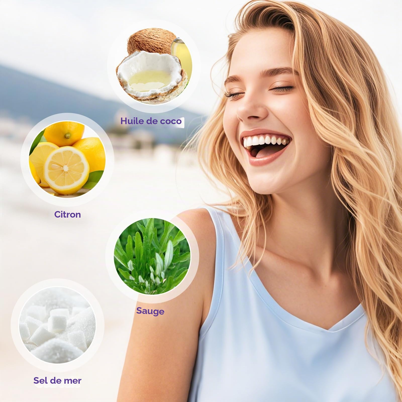 Bandes de Blanchiment Dentaire Violet 42 Bandes Whitening Strips Efficace | 42 Bandes Blanchissantes Dents Violettes, Blanchiment Dentaire sans Peroxyde Élimine Taches Café/Thé/Vin Sourire éclatant