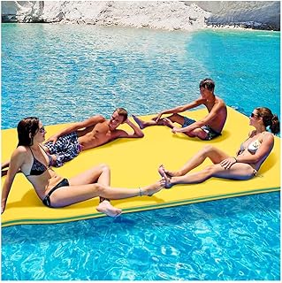 Floating Water Mat, Foam Water Floating Pad, Tear-Resistant XPE Foam, Lily Pad for Water Recreation Pool, Beach,Suitable for Multiple Users