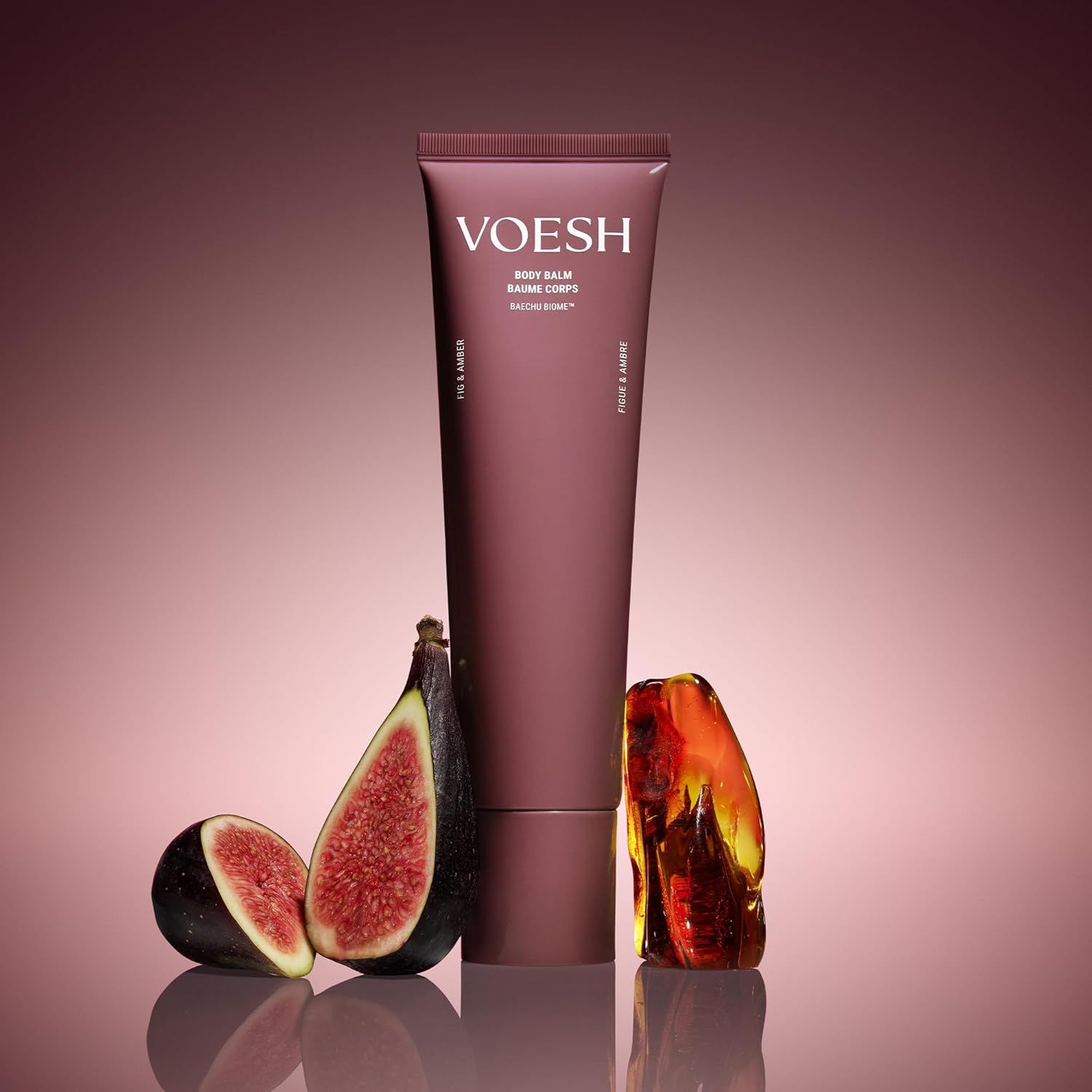 VOESH Body Balm - Fig & Amber, Moisturizing Body Butter, Scented Body Lotion