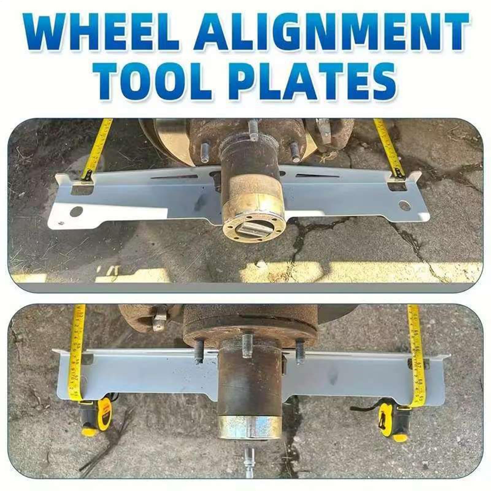 Kit De Herramientas Para Alineación De Ruedas 2 Piezas Placas De | Placa Para Equilibrado De La Convergencia Para SUV, Garaje, Taller En Casa, Coche, Moto, Exterior