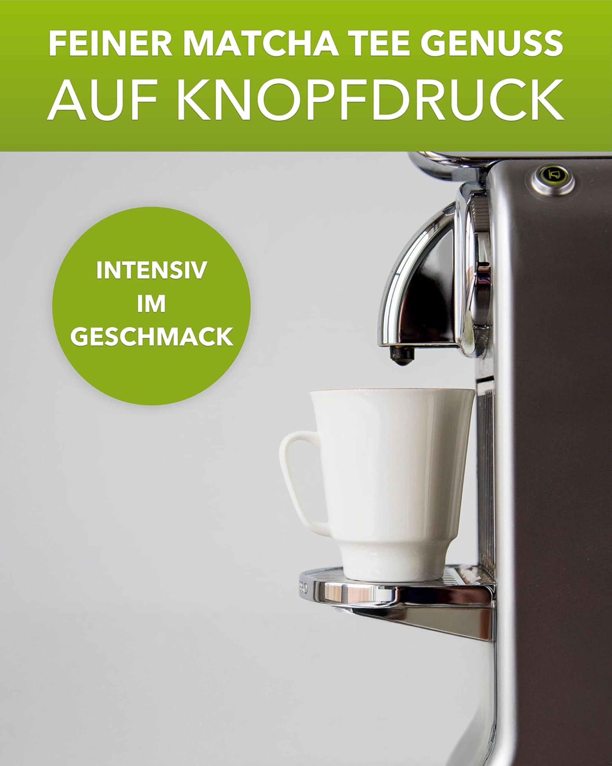 MatchaMagic Bio Matcha Tee Caps - 3x 10 Stück Grüner Matcha Teekapseln - Japanisches Matcha Pulver für Kapselmaschinen (3 x 10 Kapseln)