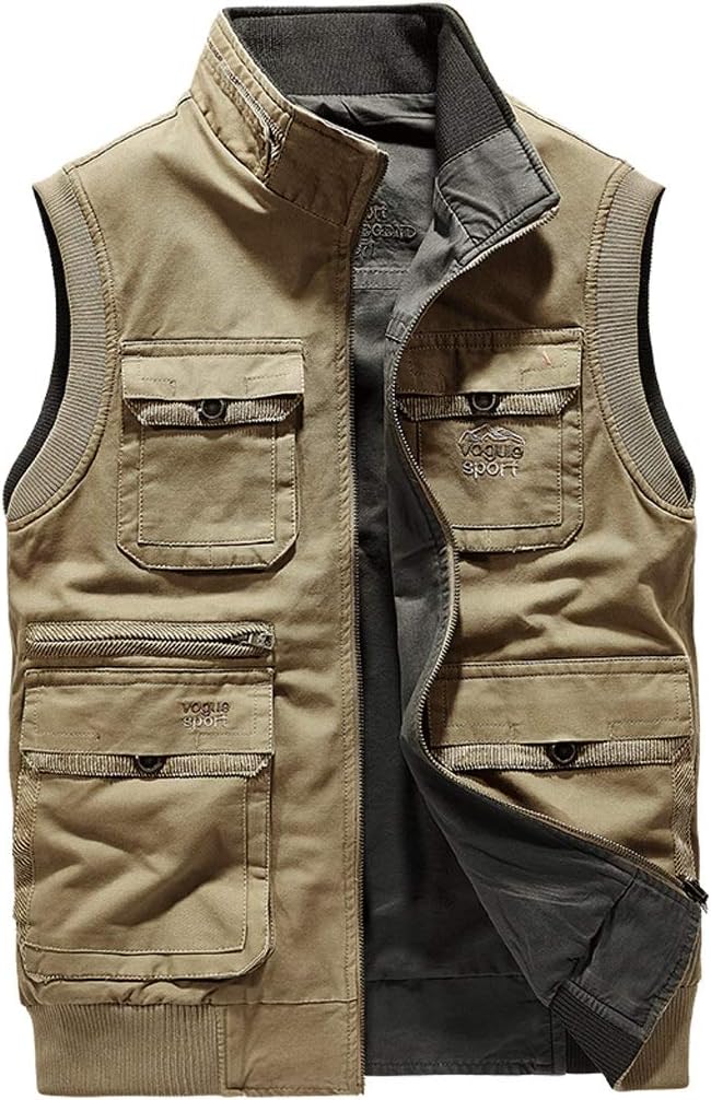 ベストメンズ夏の両面ベストマルチポケットベスト屋外釣りベスト Color 期間限定今なら送料無料 Size L Khaki ベストメンズ夏の両面ベストマルチポケットベスト屋外釣りベスト Color 期間限定今なら送料無料 Size L Khaki