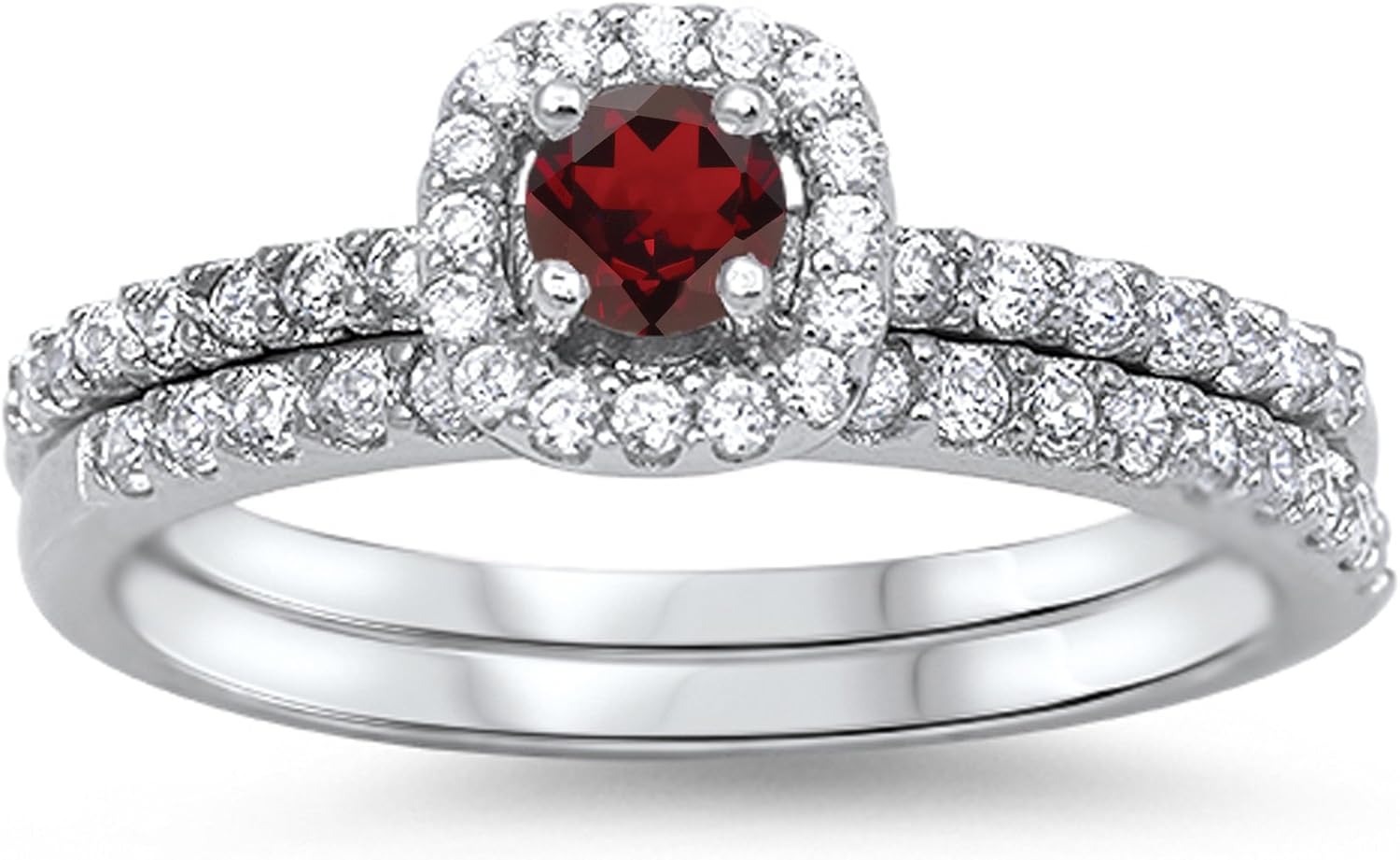 CHOOSE YOUR COLOR Sterling Silver Round Ring