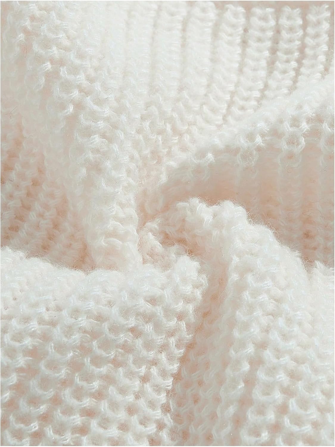 SHENHE Women's Cute Bow Knitted Cardigan Button Down V Neck Cropped Cardigan Sweater - Image 5