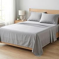 Vista 11 de Beckham Hotel Collection Juego de sábanas tamaño Twin 100% algodón, ropa de cama de satén de lujo 500TC, bolsillo profundo de 16", que absorbe