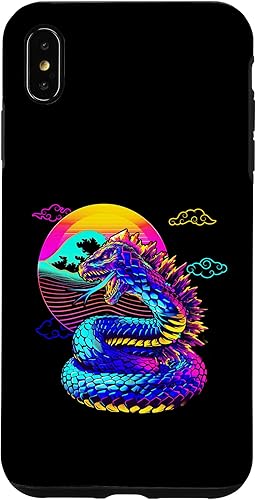 Miniatura 8 de Funda para iPhone 7 Plus/8 Plus Cool Streetwear synthwave 80s 90s retro anime serpiente dragón