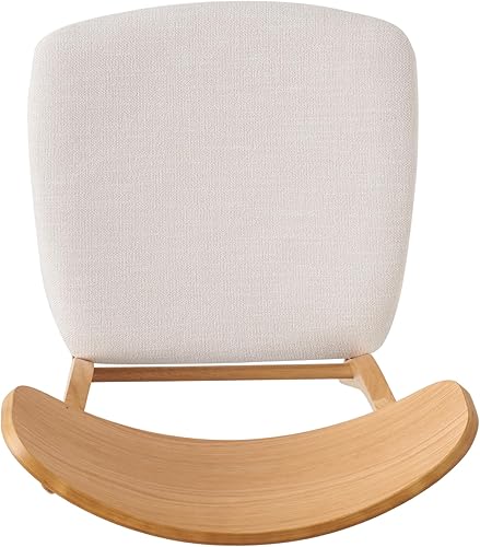 Miniatura 9 de Christopher Knight Home Lucious - Sillas de comedor con acabado de roble y tela, juego de 2 piezas, color beige claro