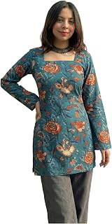 ANNI Designer Women's Viscose Blend Printed Short Kurti | Short Kurti for Women Latest | Stylish Kurti for Woman | Trendy ... Price In India