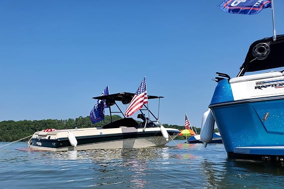 Big Air Super Shadow Wakeboard Tower Bimini Top - 76 x 76 - Mounts Over Existing Wake Tower