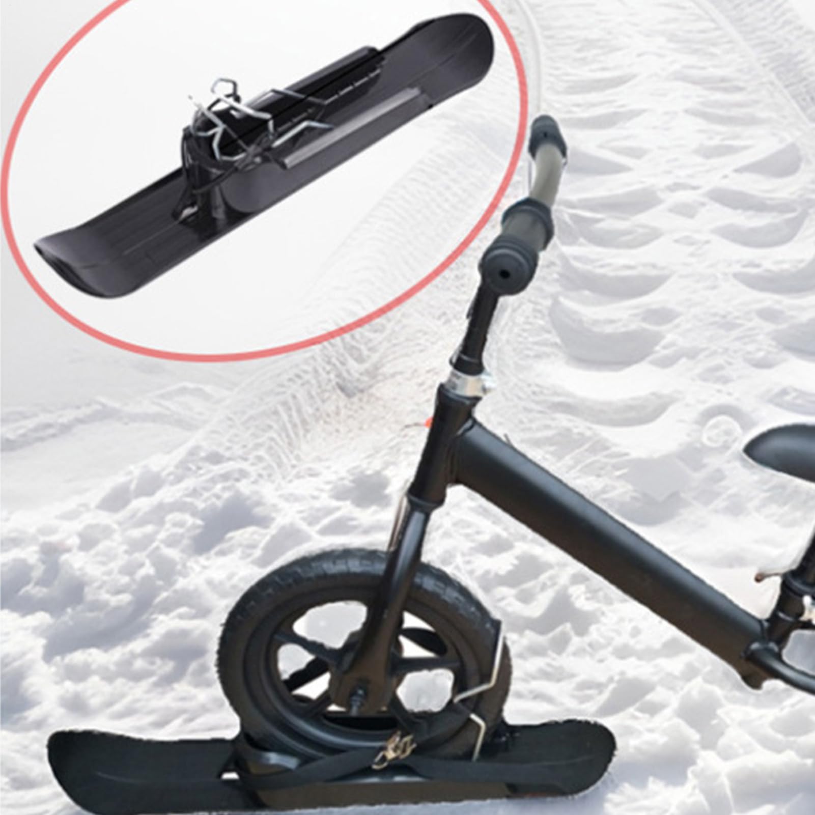 Trotinette Luge Neige pour et Filles Scooter Luge Portable