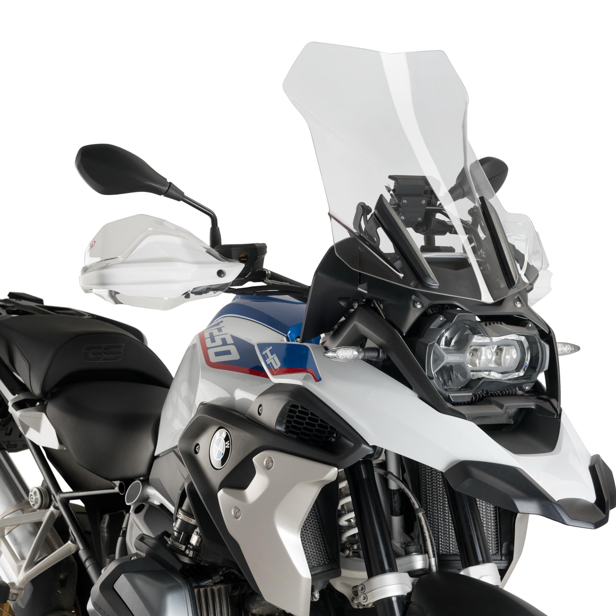 Cupolino Moto Parabrezza Plexiglass JD9 Touring Trasparente Compatibile con BMW R 1200-1250 GS ADVENTURE/RALLYE / - 2014-2024