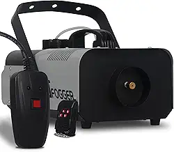 Máquina de fumaça 2000 Watts 220v Profissional para Festas Baladas Dj Com Controle Remoto Sem Fio e Xlr