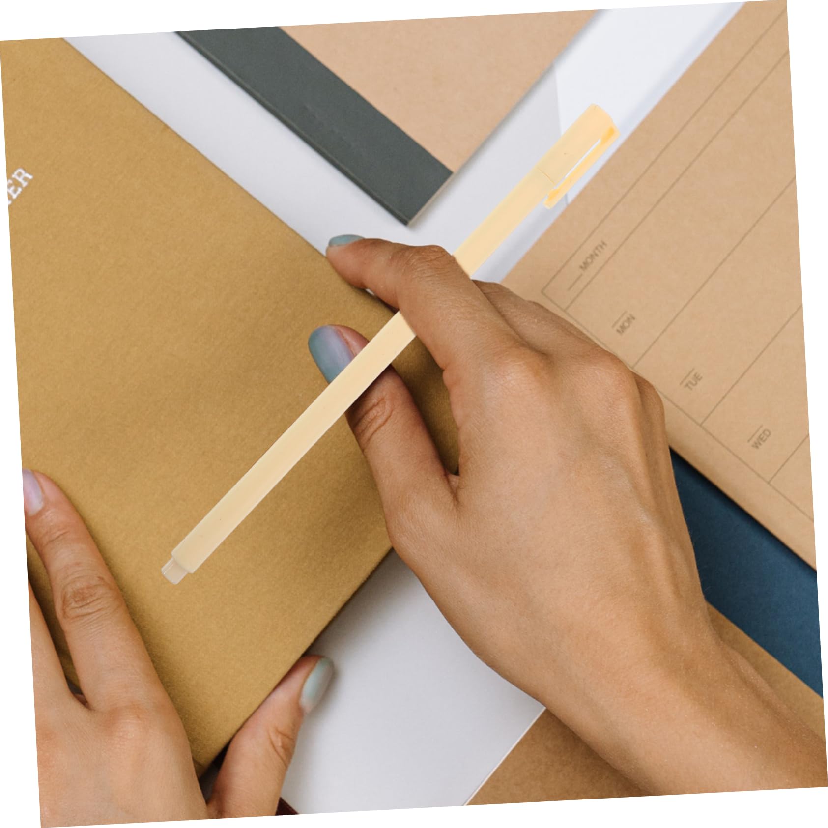 Pen Gel Creativo 40 Pezzi Plastico, Scrittura Fluida per Studenti
