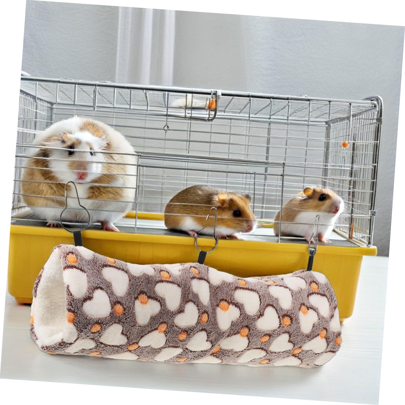 SUPVOX 3pezzi Cuccia Calda Per Criceti Nascondiglio Per Piccoli Animali Rifugio Sospeso Per Furetti Amaca Per Ratti Domestici Case Per Cincillà Accessori Per Gabbie Per Piccoli Animali
