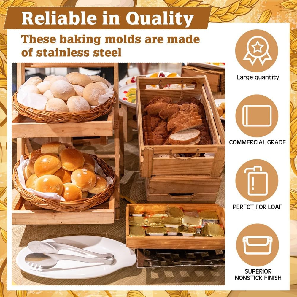 Baderke Ovale Backform – 4er Set, Antihaftbeschichtet, Ideal Für Käsekuchen, Brot & Aufläufe