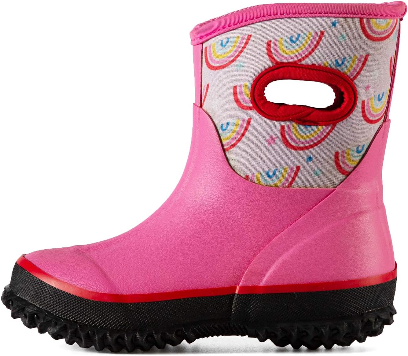 K KomForme Kids Toddler Boys Girls Neoprene Wellies Wellington Boots,Warm Snow Boots