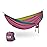ENO DoubleNest Hammock - Lightweight, Portable, 1 to 2 Person Hammock - for Camping, Hiking, Backpacking, Travel, a Festival, or The Beach - Seafoam/Berry/Melon