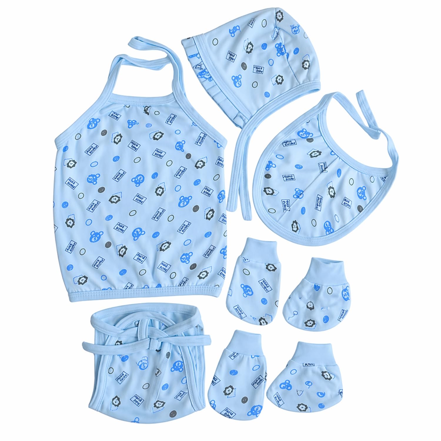 Kmcho Baby Essentials Set, Baby Clothes 0-3 Months Outfit Collection, Soft Cotton Dress Gift for Hospital and Home Use 2