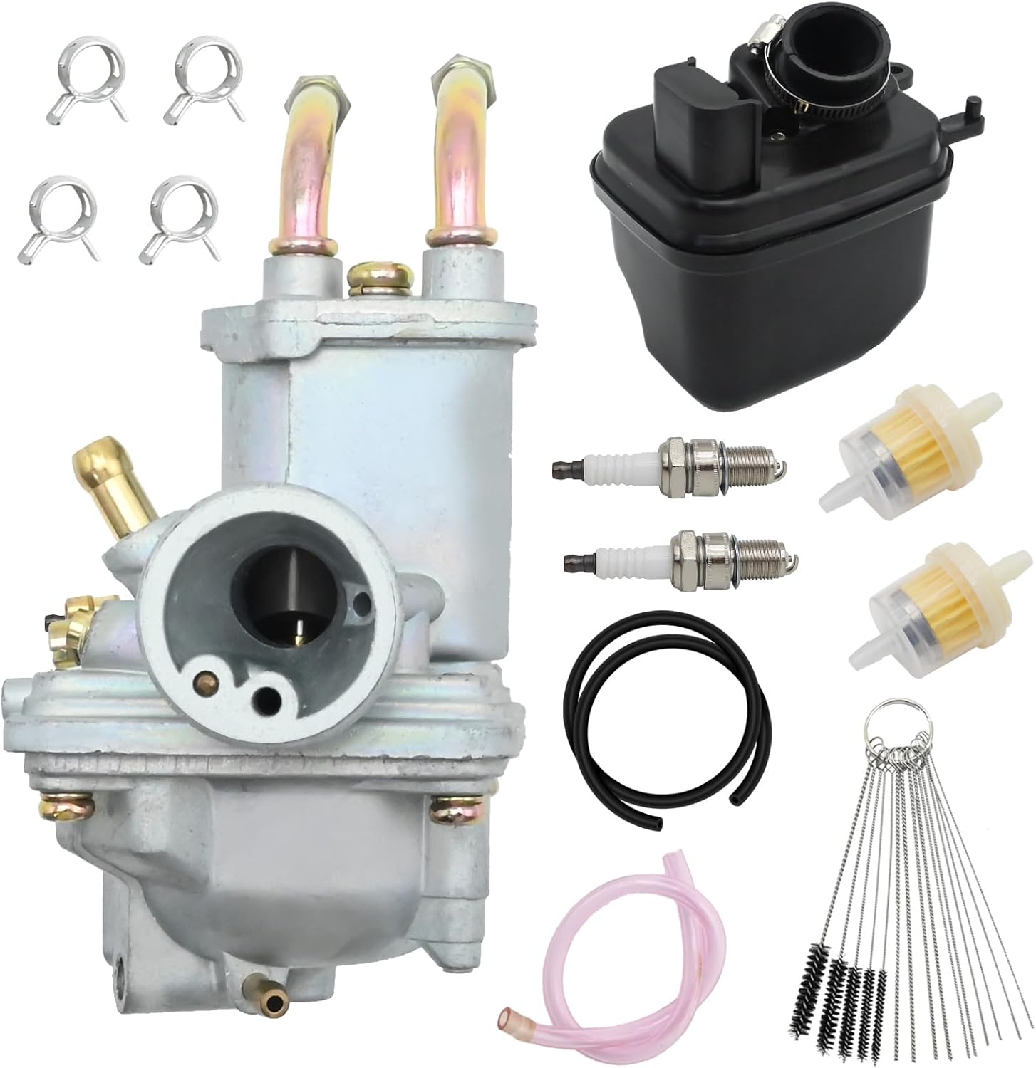 Anxingo PW50 Carburetor with Air Filter Fuel Filter Replacement for Yamaha PW50 Y- Zinger YT60L YT60 TRI-ZINGER 1984-1985