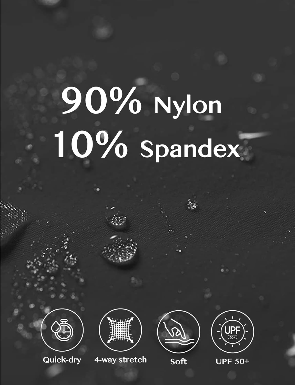 Buauty Womens Hiking Pants Pocketed Cargo Joggers Lightweight Quick Dry Waterproof Pants Elastic Waist Casual Travel Leggings Black - Image 5