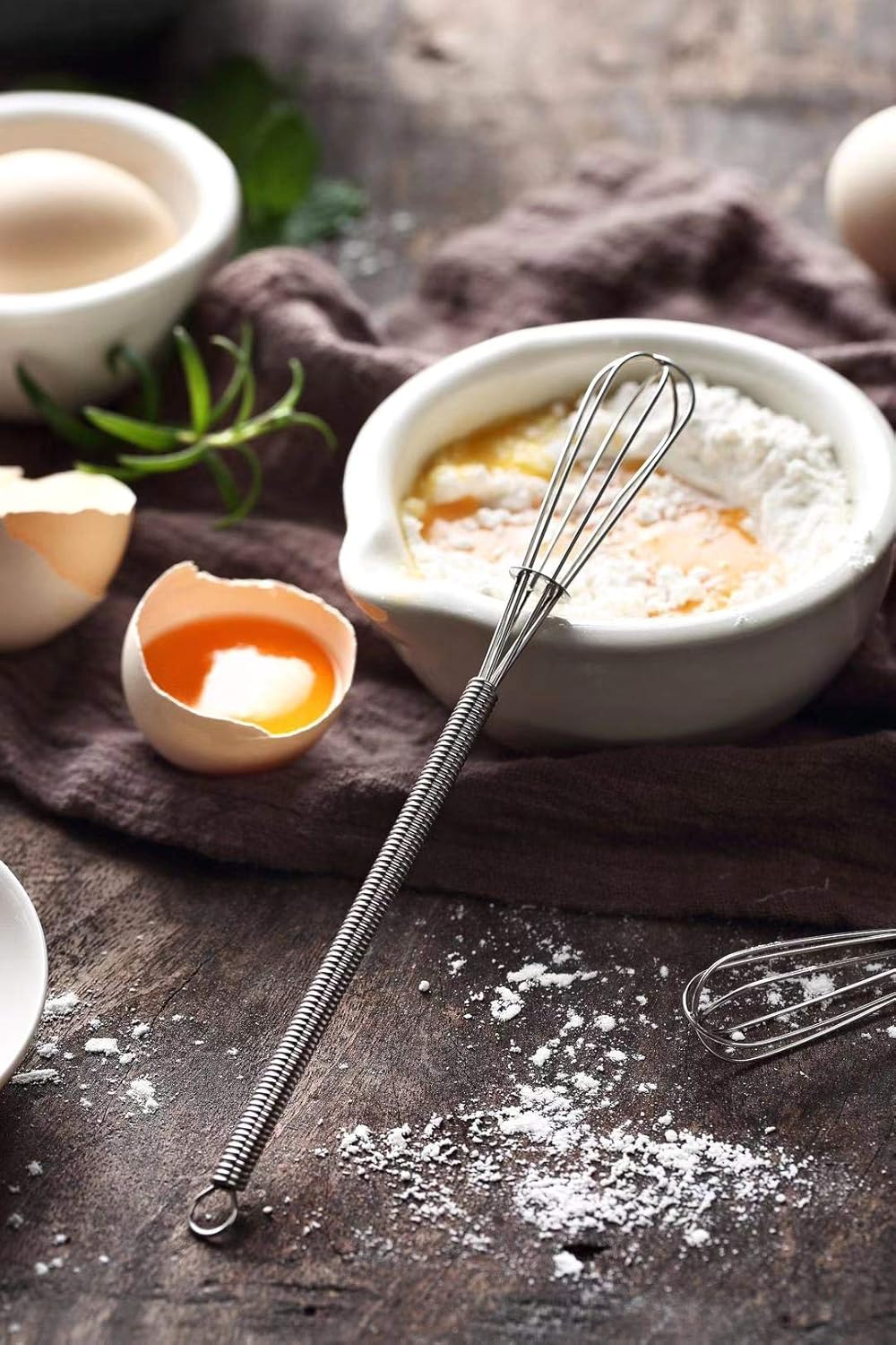 7.2 inch Mini Wire Whisk 6 Pack - Stainless Steel - Image 2