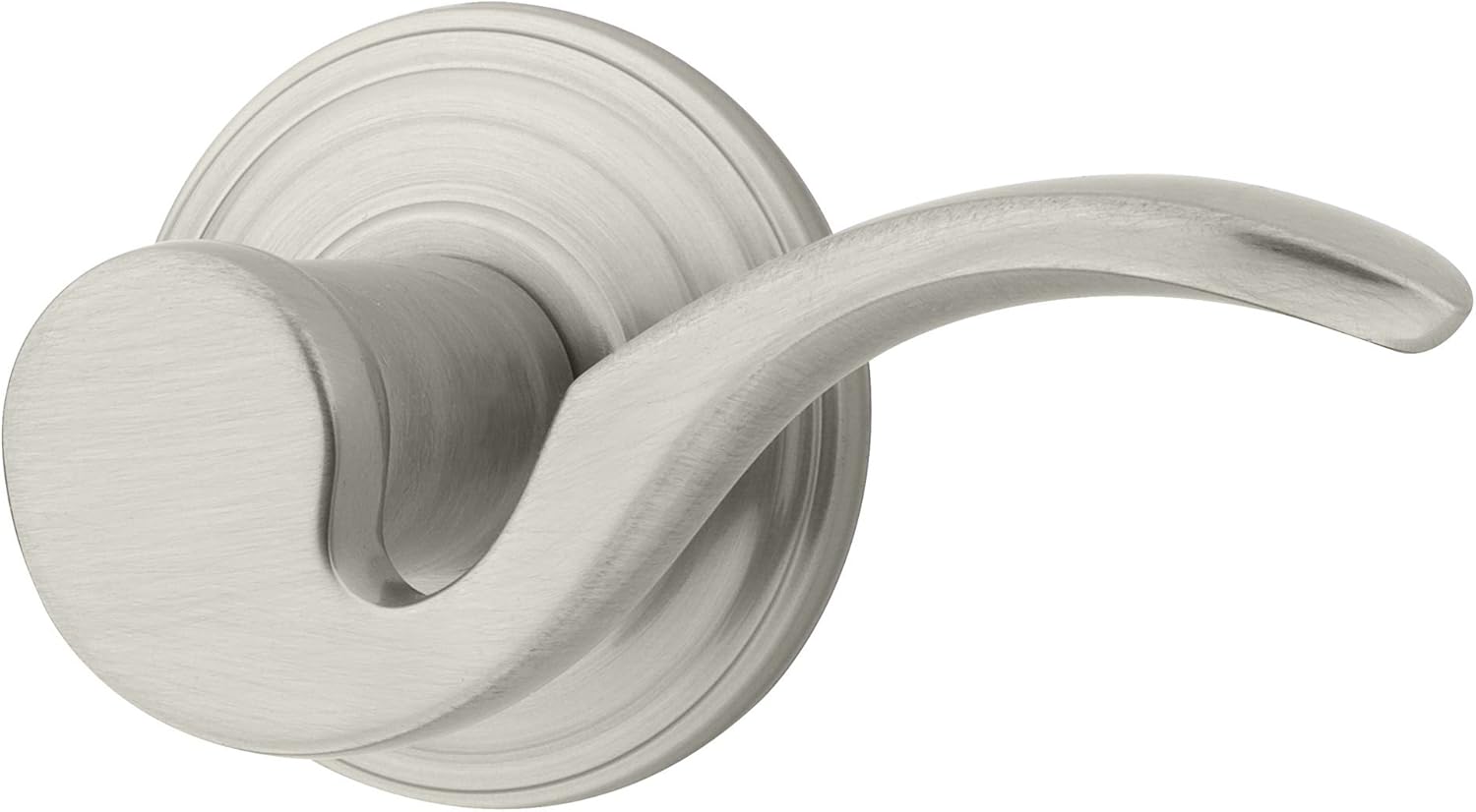 Kwikset Brooklane Right-Handed Half-Dummy Lever in Satin Nickel
