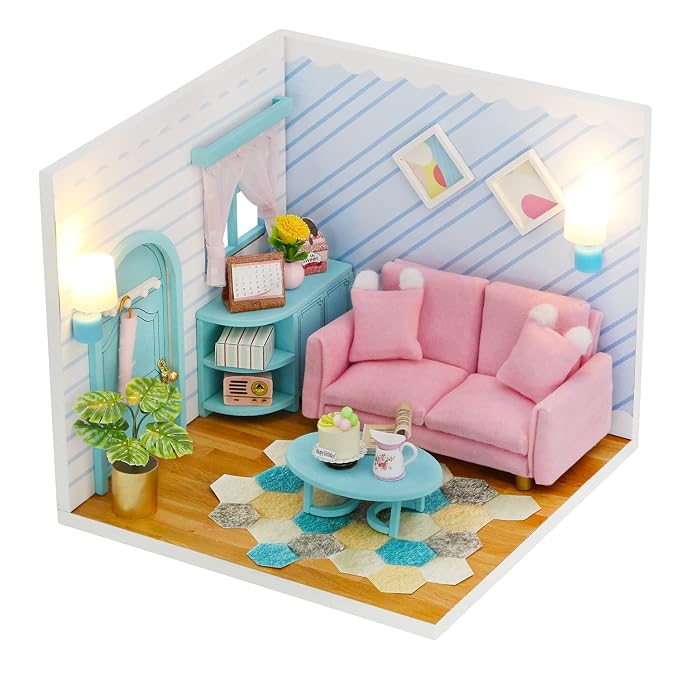 Buy DIY Dollhouse Kit Do It Yourself Dollhouse Miniature Kit with