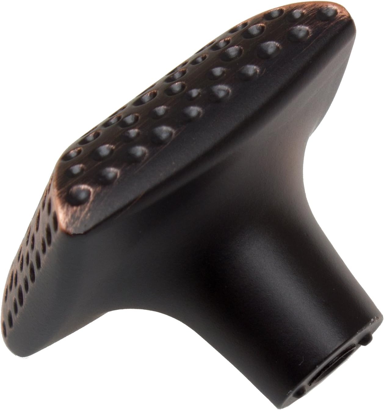 GlideRite Hardware 911032-ORB-1 Type Hooks Hammered Cabinet Knob, 1.25", Oil Rubbed Bronze Finish