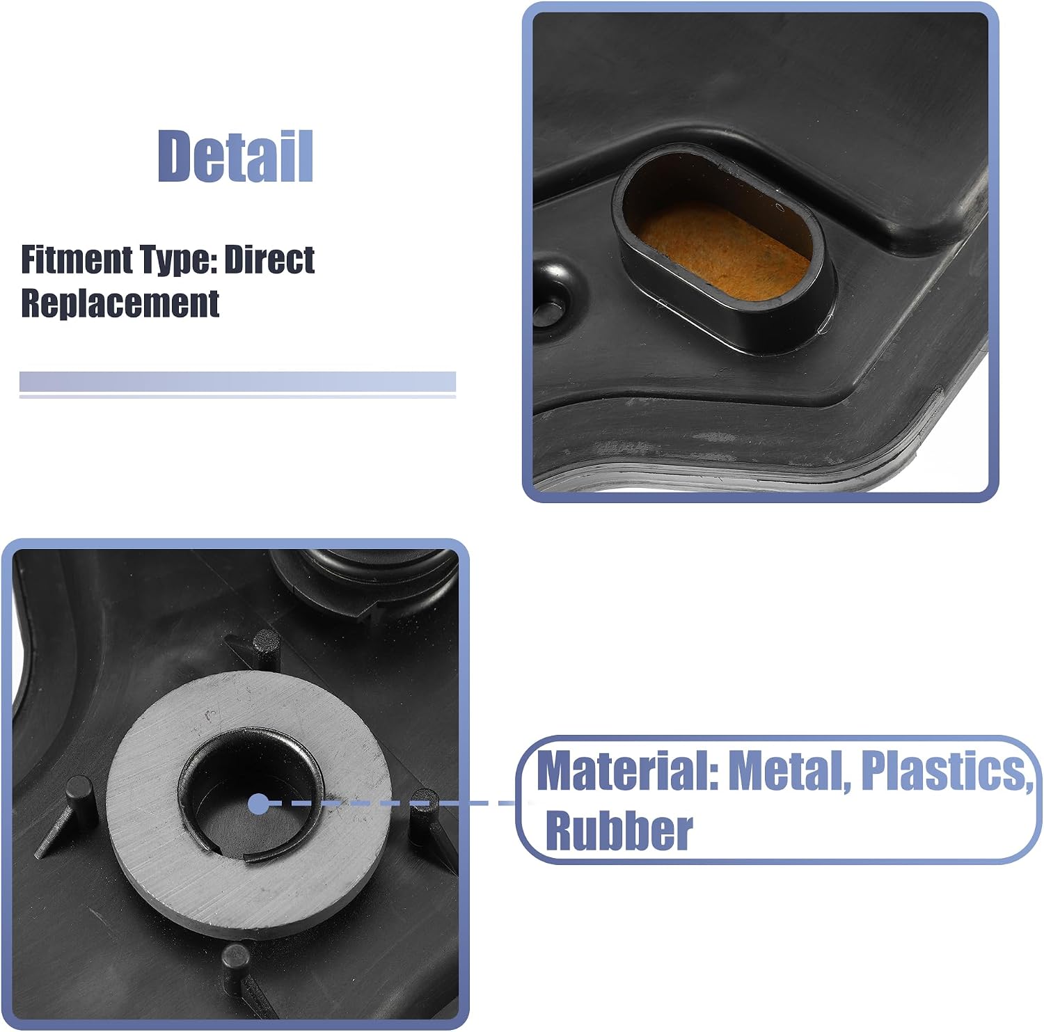 uxcell No.24237508 Transmission Oil Fluid Filter Pan for CHEVROLET Cruze Saloon Hatchback 2009-2011 for CHEVROLET Aveo Hatchback (T300) 2011