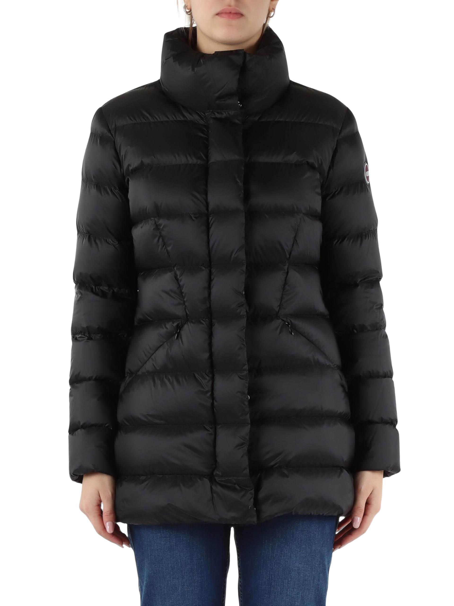 Colmar Piumino lungo Donna sciancrato 2186 2YO IN25 99 NERO TG. 42