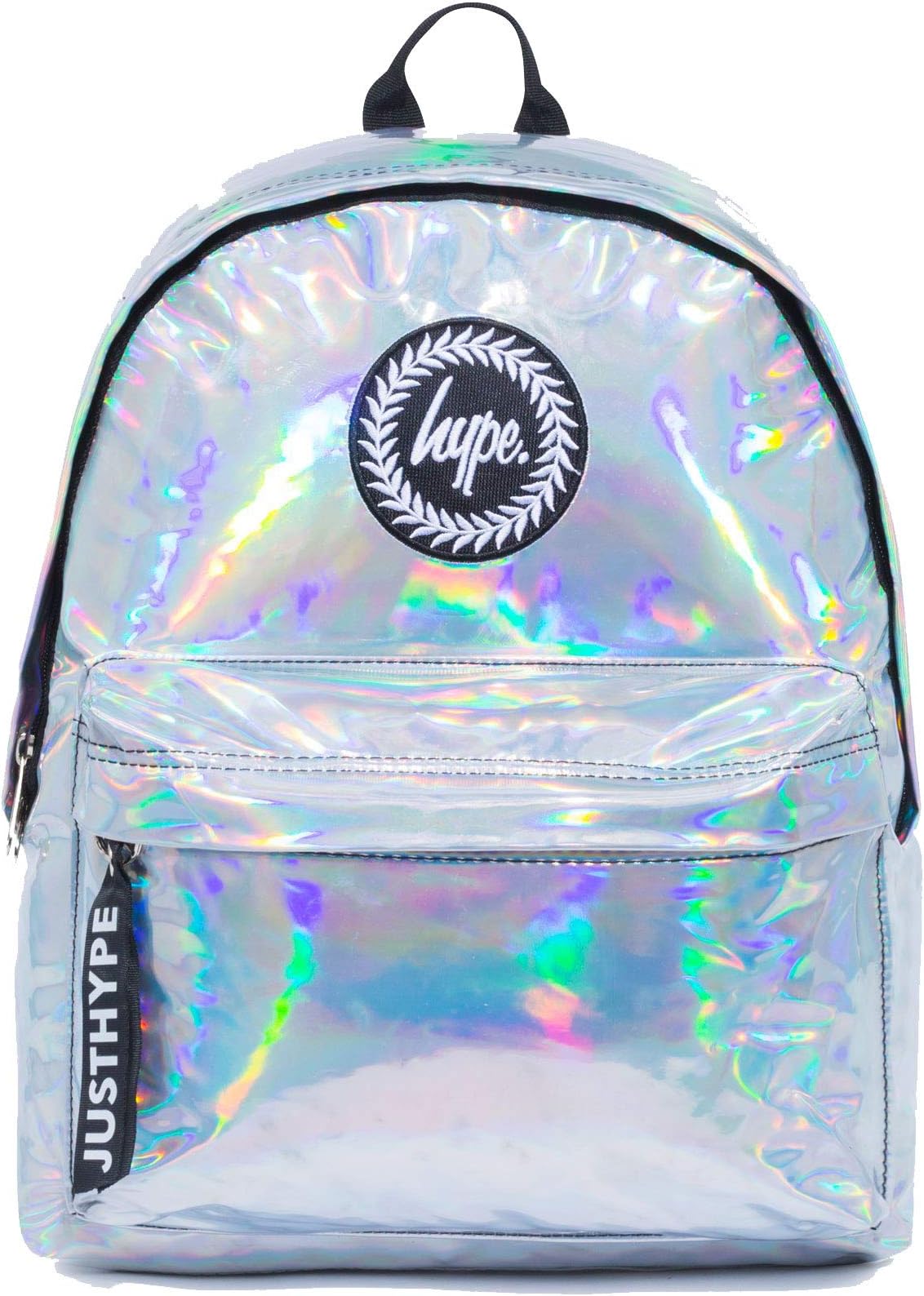 hype holographic mini backpack MOSSTYUS Small Rainbow Shoulder Bag Metallic Satchel Shiny Travel Daypack for Women Men Lady Holographic Backpack Hype Backpack Girls