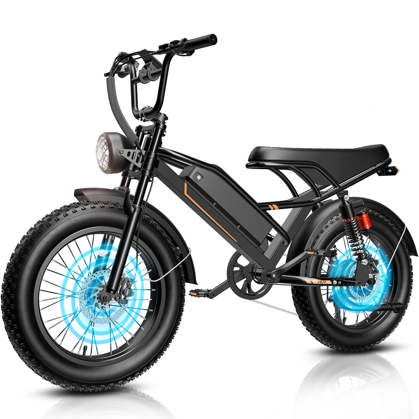 Jasion 3000W Electric Bike for Adults, Bicicleta eléctrica para adultos,Electric Dirt Bike, e Bikes for Adults Electric, Electric Dirt Bike for Adults, Adult Electric Bicycles, Moped Style ebike