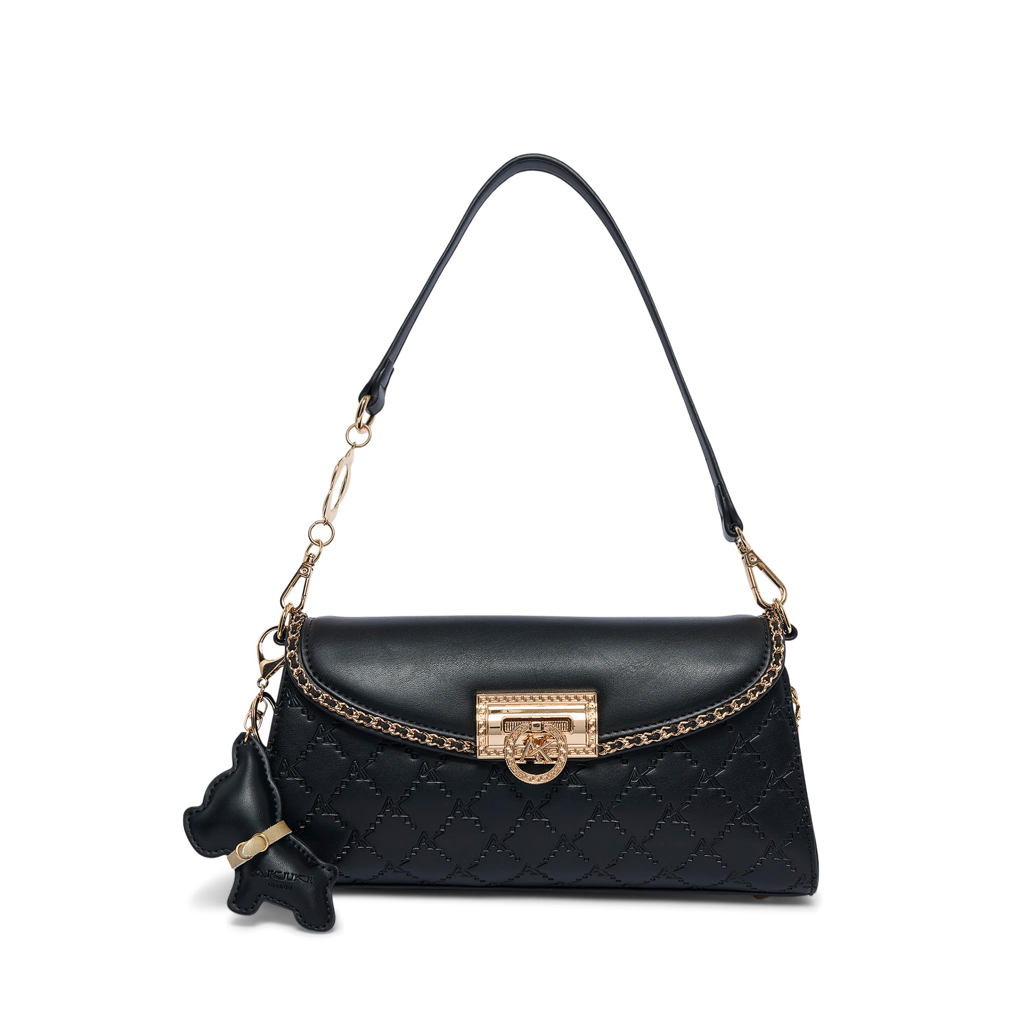 London Women's Harold 28 Flap Sling Bag with Dog Charm-image-13