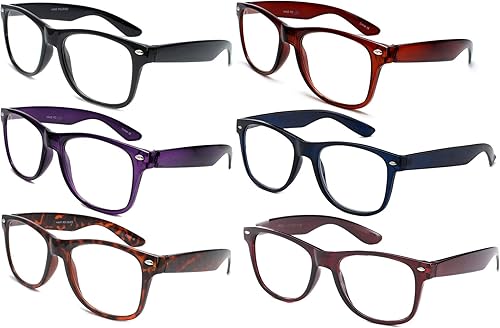 Miniatura 2 de Gafas de lectura de marco grande para hombres y mujeres, cómodos y elegantes anteojos de lectura simples