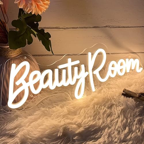 Miniatura 6 de Letrero de neón para sala de belleza para spa, sala de belleza, cejas, pestañas, salón, estudio, decoración de pared LED para tiendas de negocios,